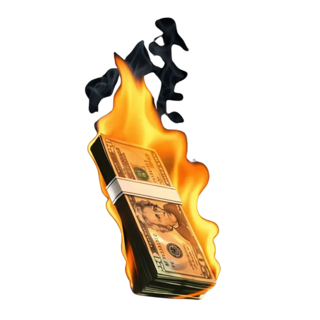 dont burn your money on marketing